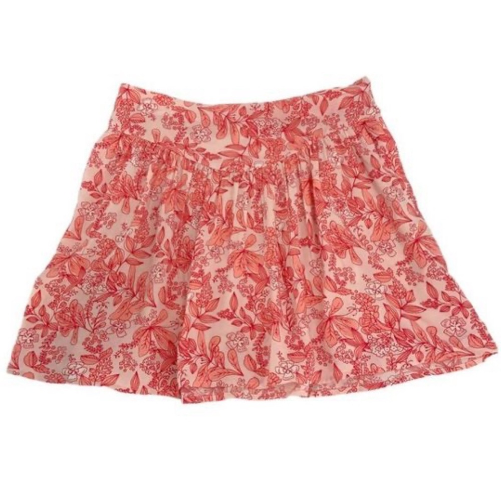 Abound Pink Floral Mini Skirt / Medium